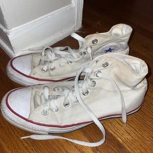 White Converse (W size 8.5)